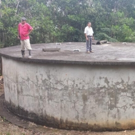 The 90000 gallon tank This is the pass through tank.  It is not in need of repairs