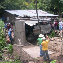 La latrine, moule retiré