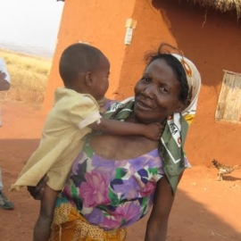 La grand-mère et son petit